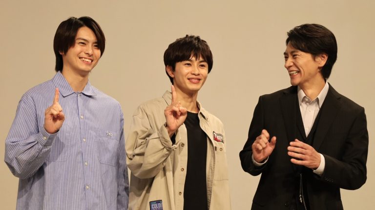 草川拓弥、高野洸、細田善彦が登壇！新ドラマ『地獄は善意で出来ている』囲み取材